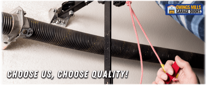 Broken Garage Door Spring Owings Mills